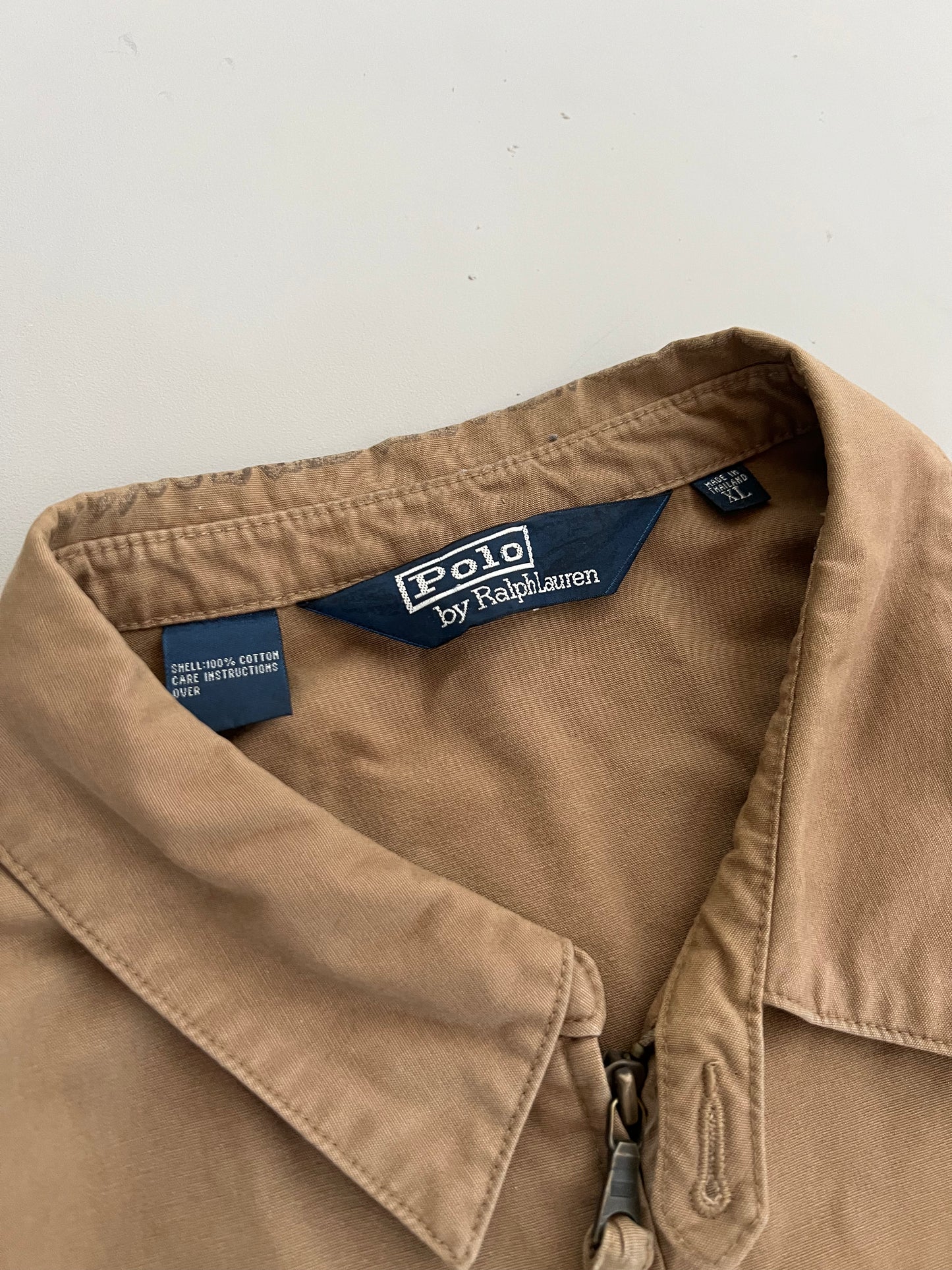 XL 90s Camel Polo Ralph Lauren Harrington Jacket