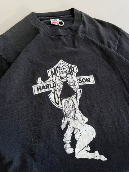 Large 1992 Harley Davidson Bootleg International Bike Week T-shirt