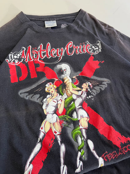 Large 1980s Motley Crue T-shirt