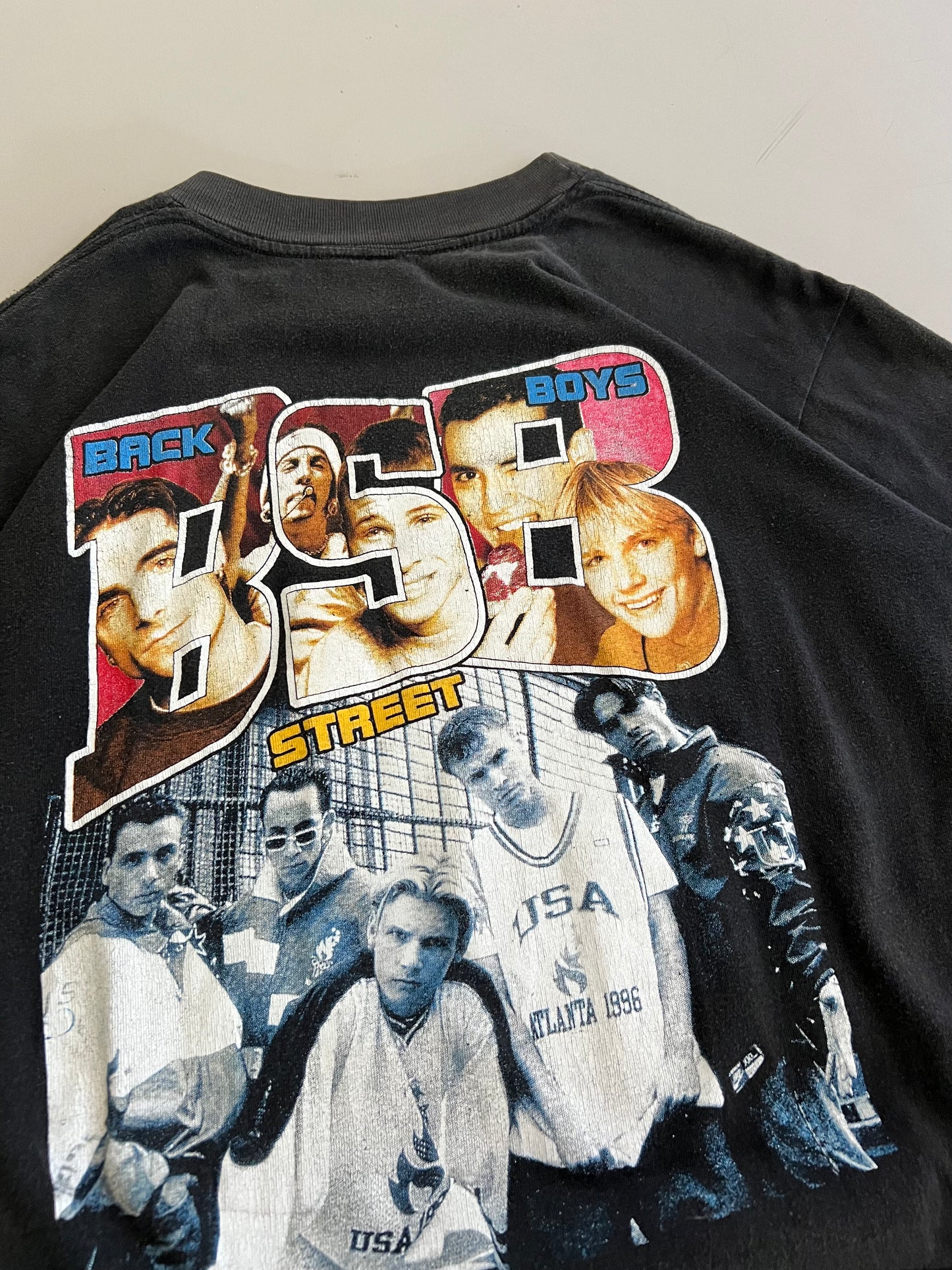 Large 90s Backstreet Boys Rap Style T-shirt
