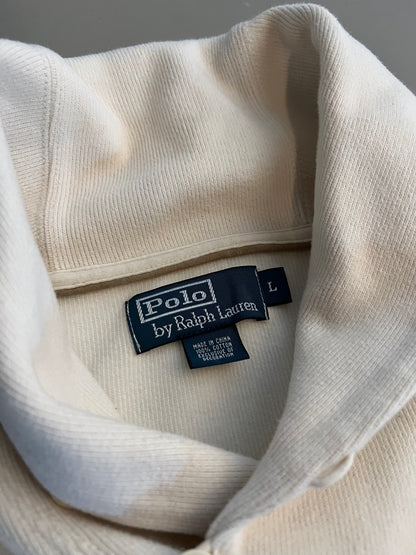 Large Polo Ralph Lauren Shawl Sweater