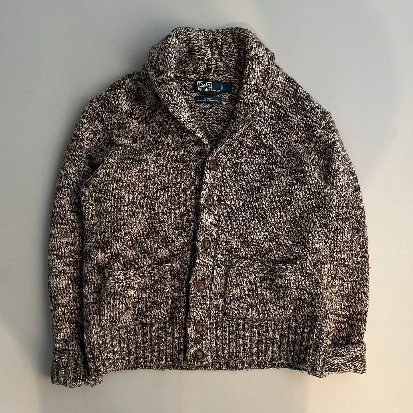 Large Polo Ralph Lauren Wool Shawl
