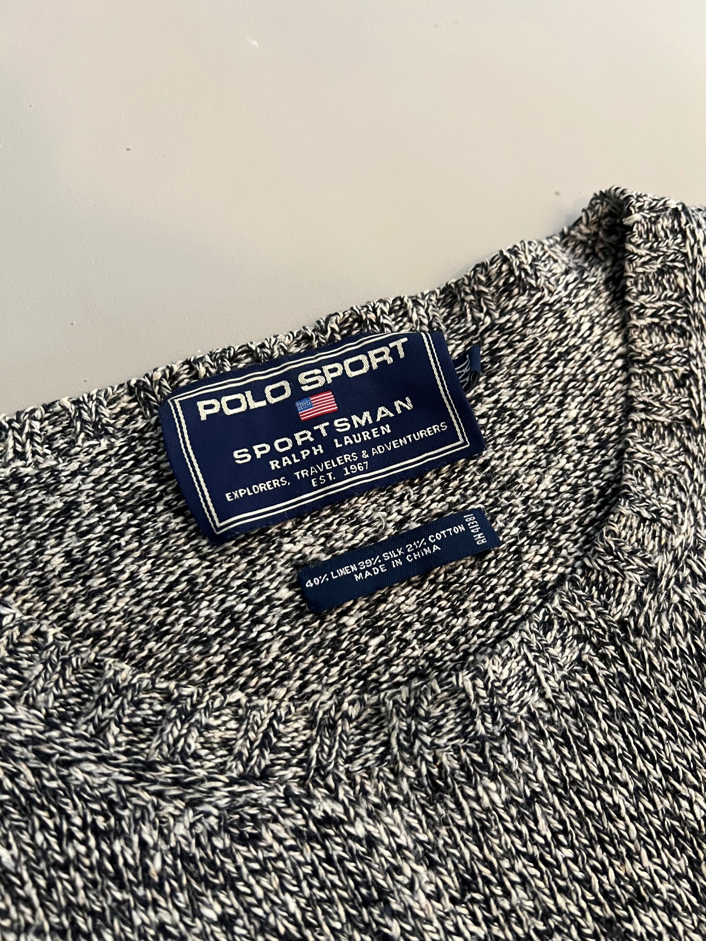 XXL 90s Polo Ralph Lauren Sportsman Knit Sweater