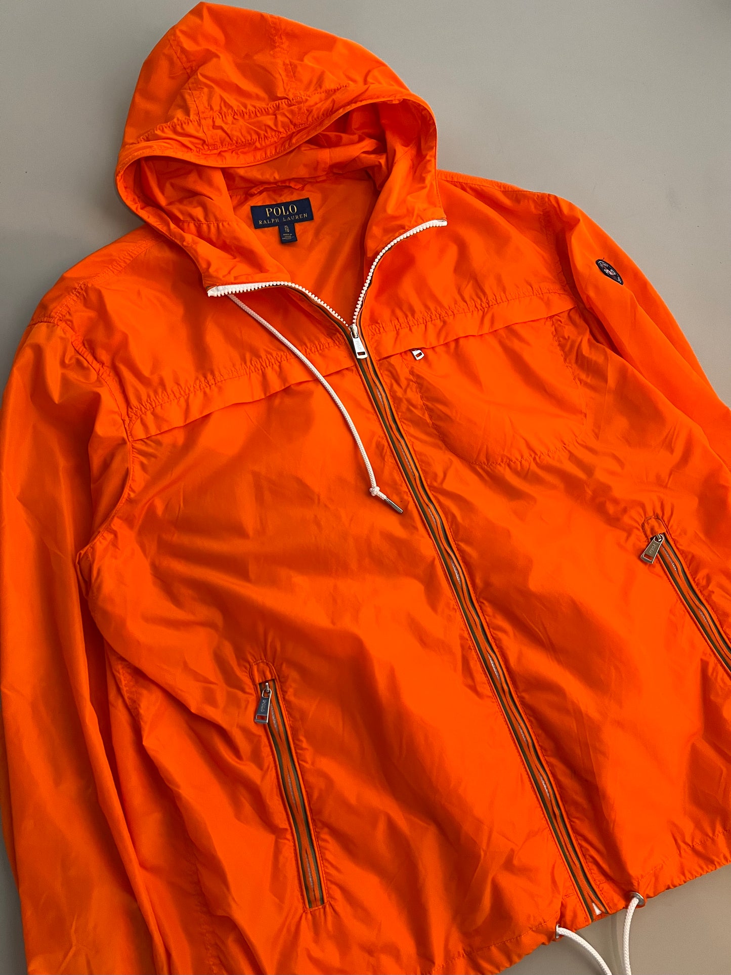 XL Orange Polo Ralph Lauren Windbreaker