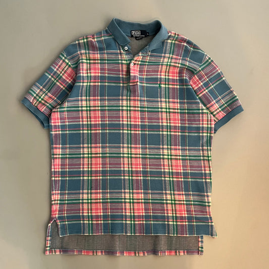 Large 90s Polo Ralph Lauren Pastel Collared Shirt