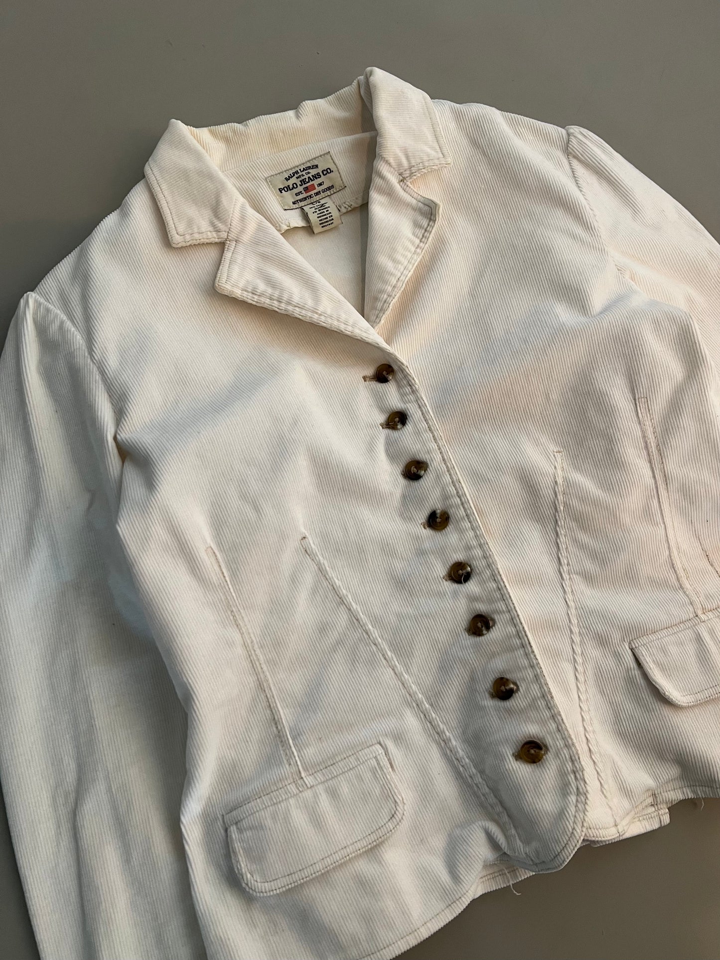 Large 2000s Polo Jeans Co Corduroy Jacket