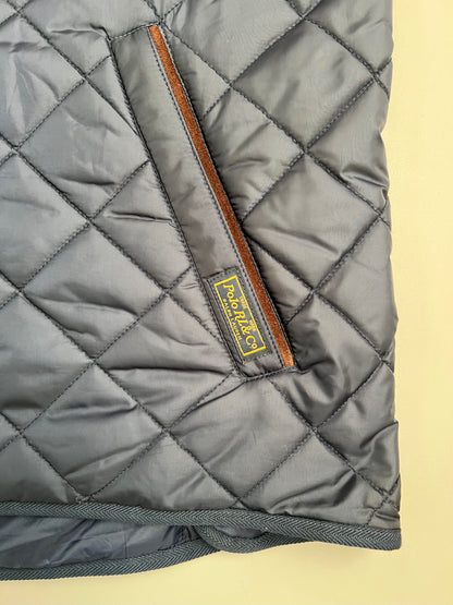 Small 90s Polo Ralph Lauren Corduroy Collar Puffer Vest