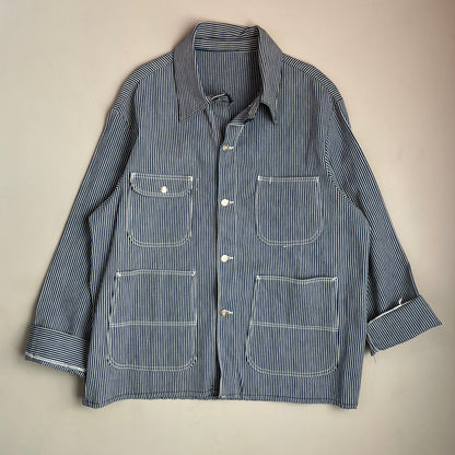 XL 90s Pointer Hickory Striped Denim Chore
