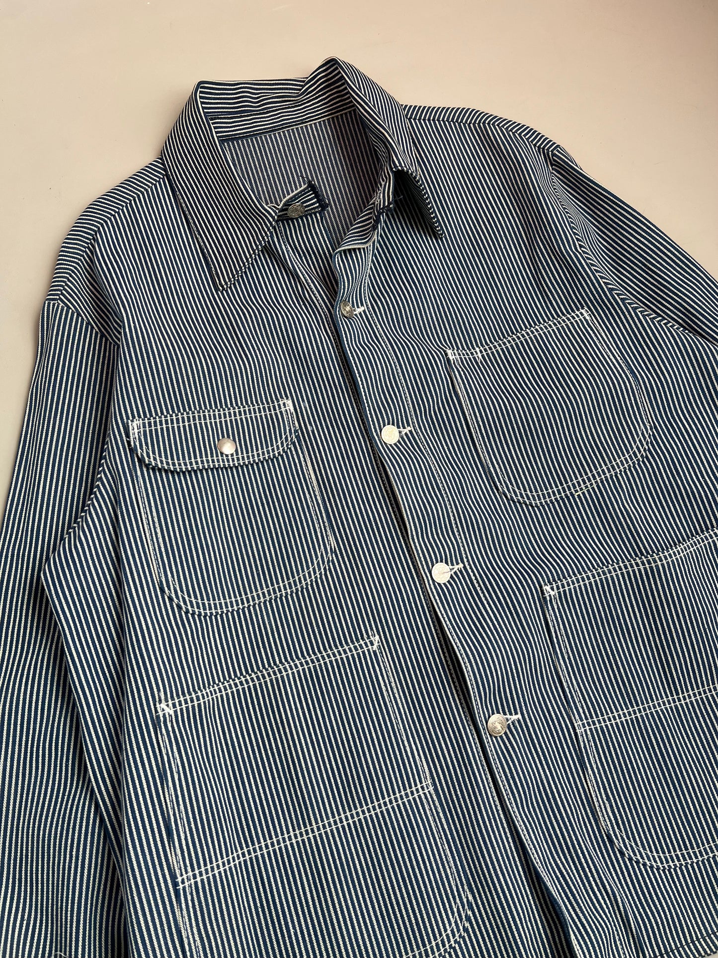 XL 90s Pointer Hickory Striped Denim Chore