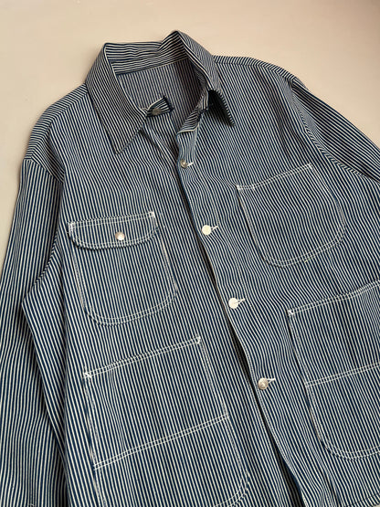 XL 90s Pointer Hickory Striped Denim Chore