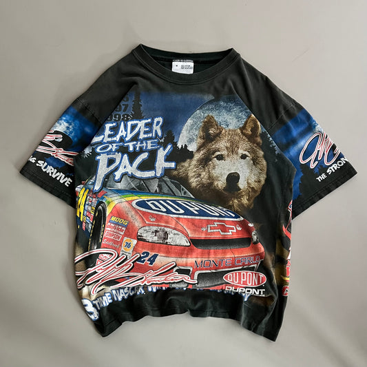 Medium 1998 Jeff Gordon Leader of the Pack AOP T-shirt