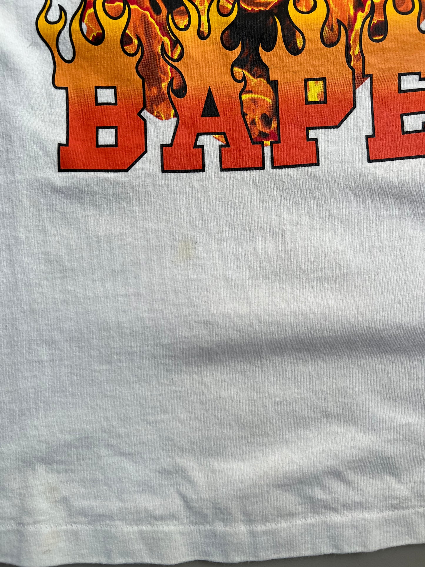 Medium Bape Head Flame T-shirt