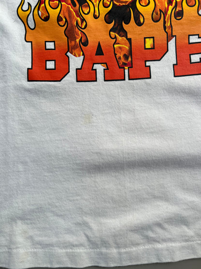 Medium Bape Head Flame T-shirt