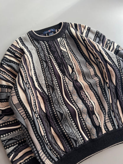XL 90s Cotton Traders Textured Sweatshirt