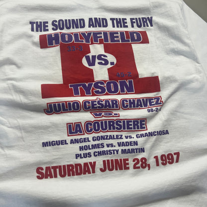 XL 1997 The Sound and the Fury: Holyfield-Tyson II T-shirt