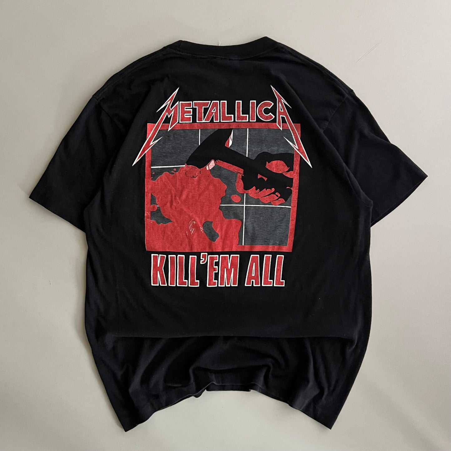 XL 1987 Metallica Kill' Em All T-shirt