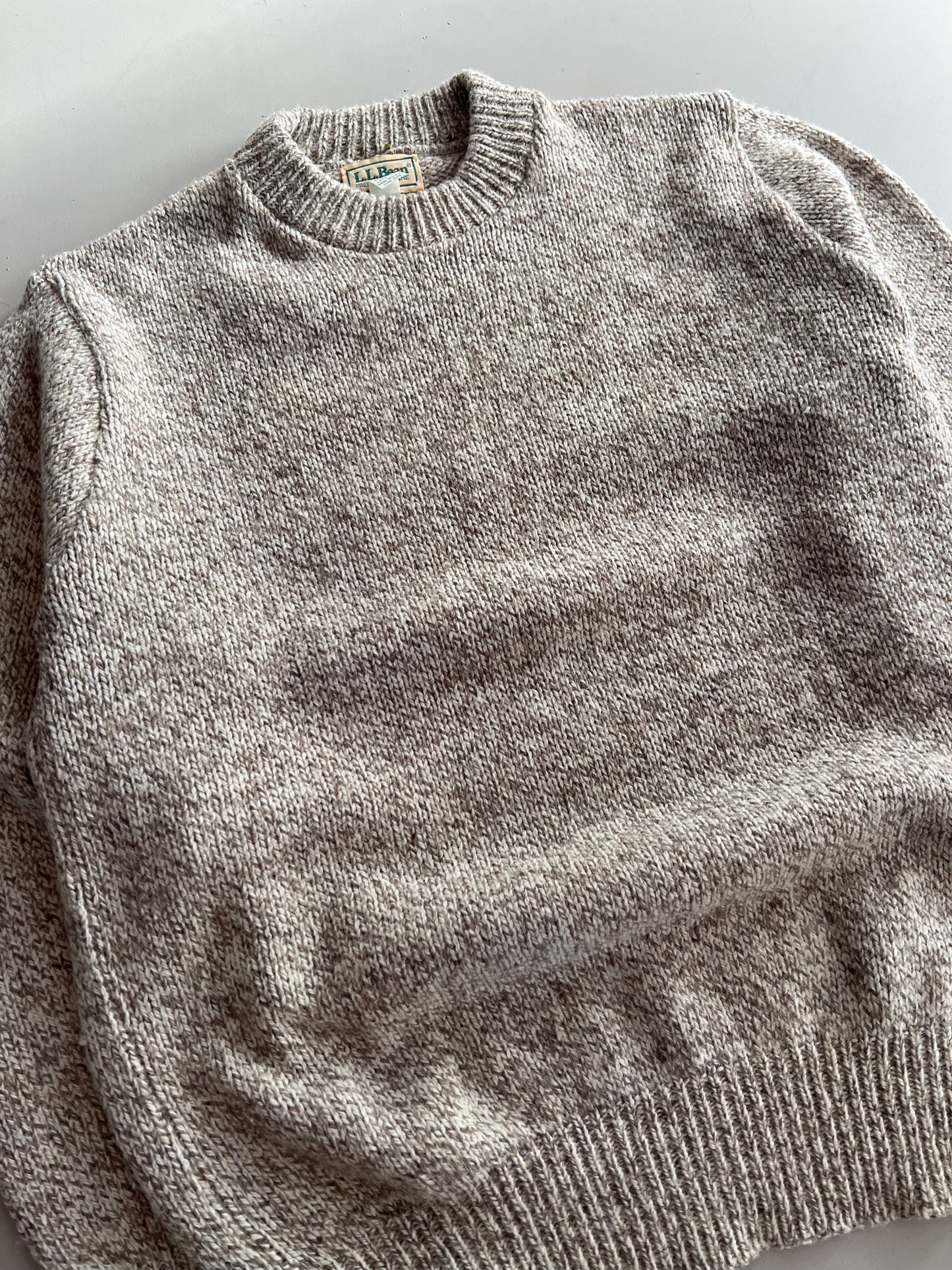 Womens Large 80s L.L. Bean Wool Sweater