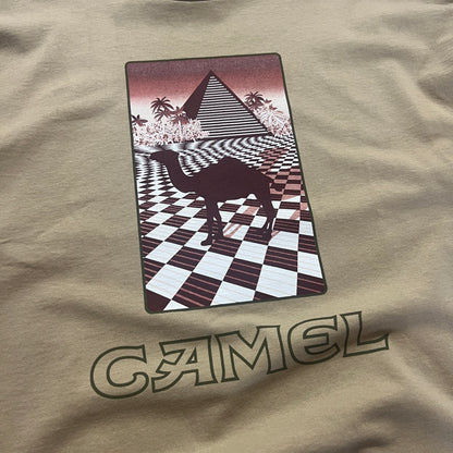 XL Camel Tobacco Pyramids T-shirt