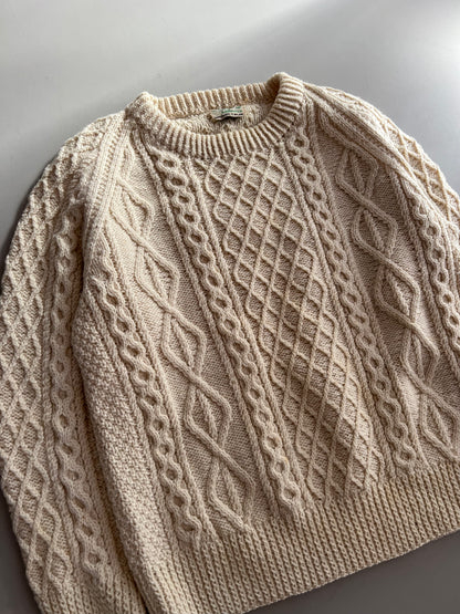 XL 80s Wool Cathrin Kanskics Knit Sweater