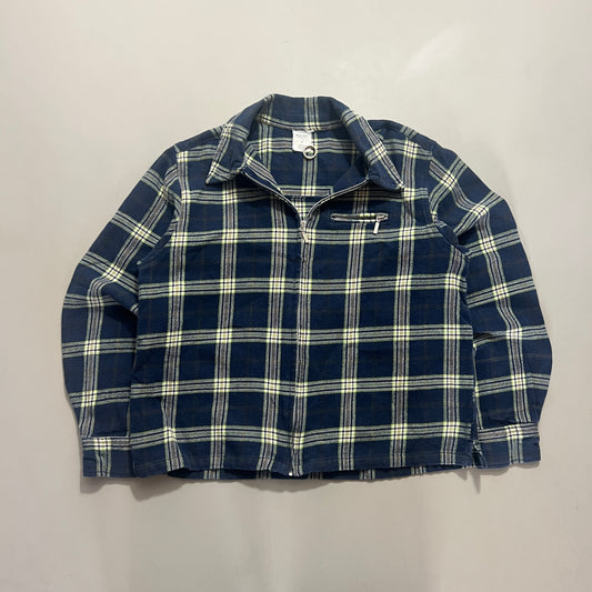 Large 2000s Old Navy Plaid Full Zip