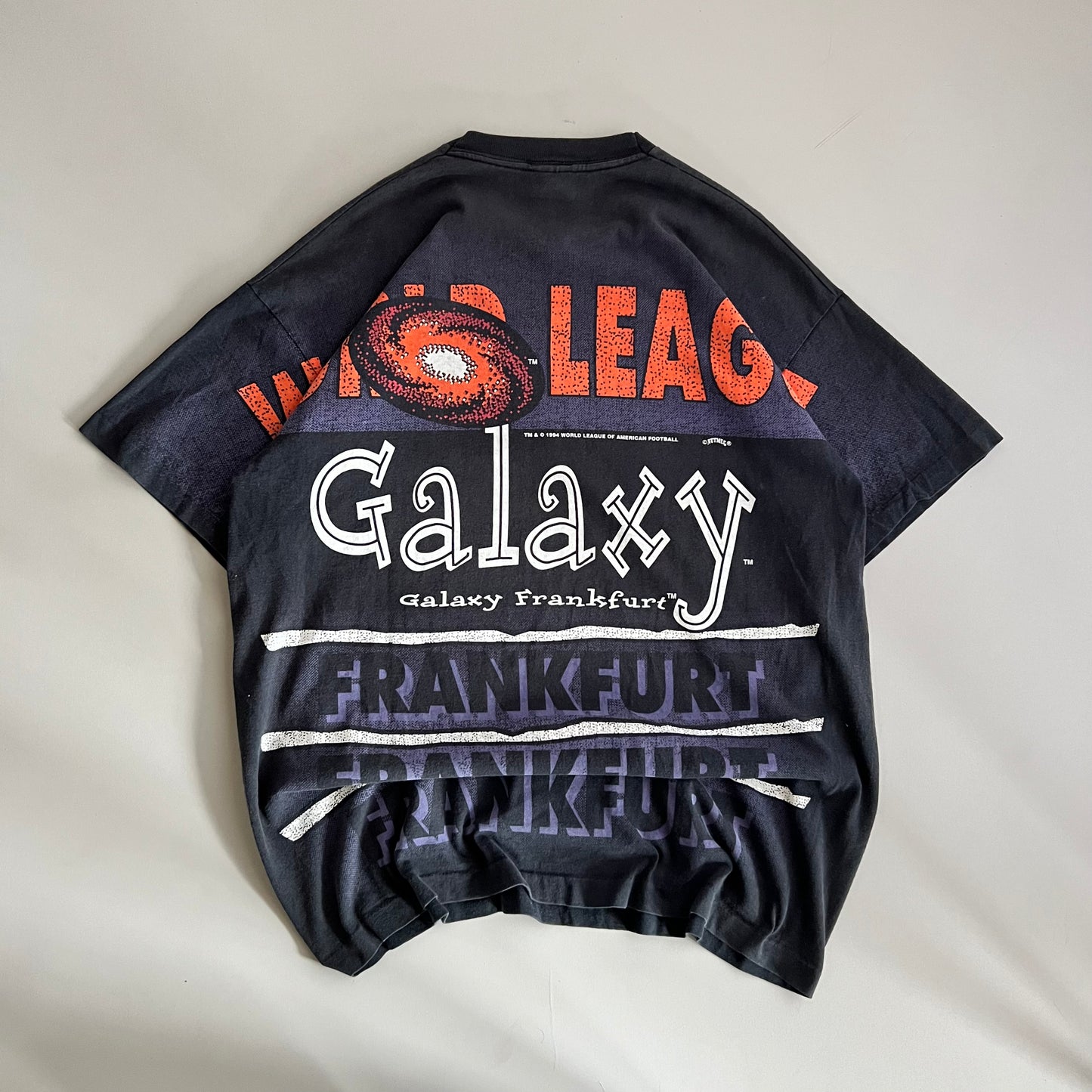 XL 1994 Frankfurt Galaxy AFL T-shirt