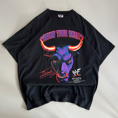 2XL 2000 WWF The Rock Know Your Role T-shirt