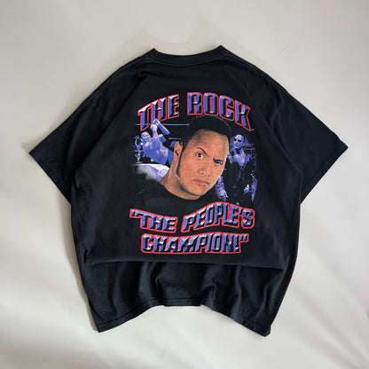 2XL 2000 WWF The Rock Know Your Role T-shirt