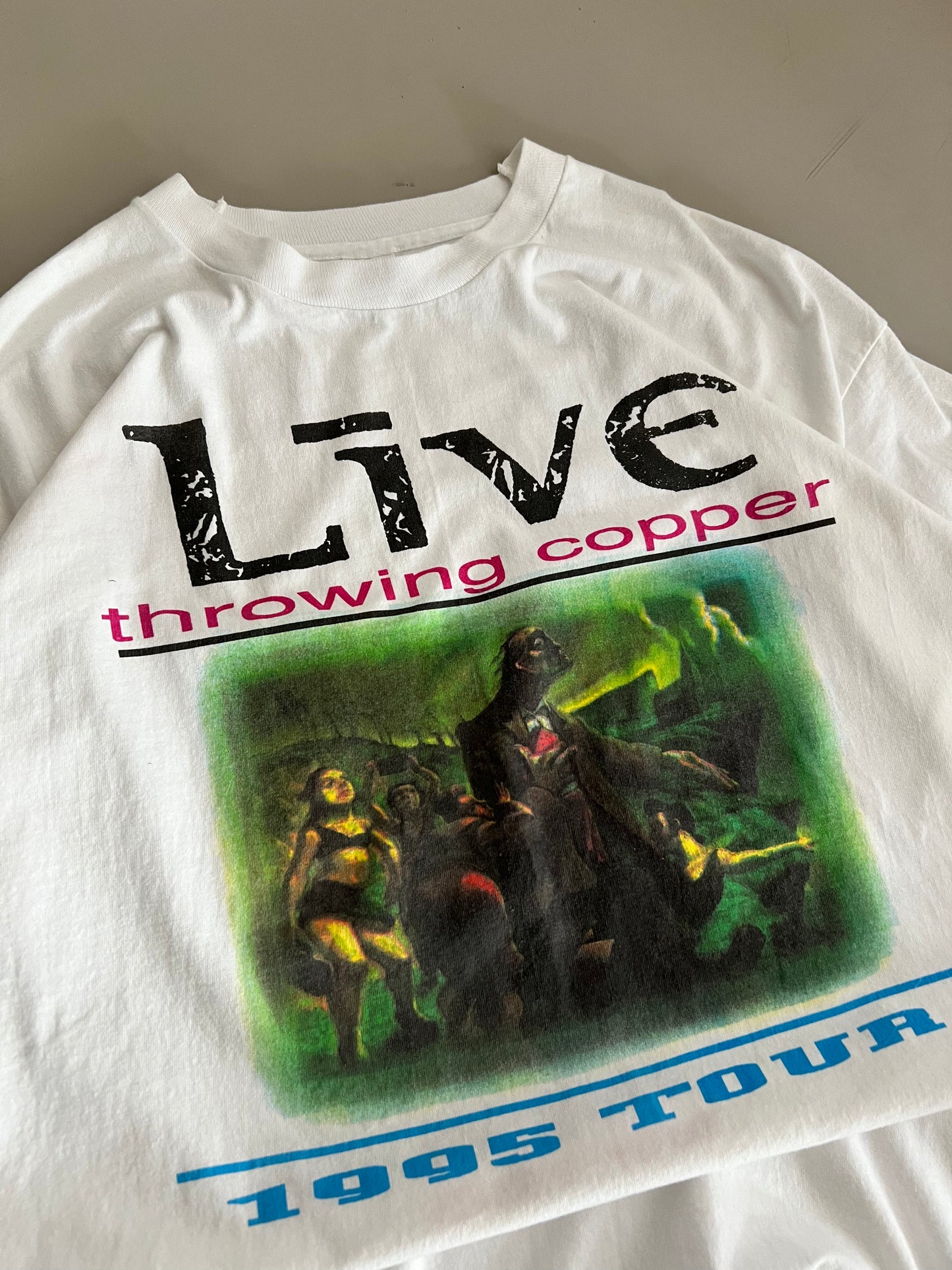 XL 1995 Throwing Copper LIVE T-shirt