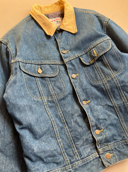 Large 1980s Lee Storm Rider Denim Jacket