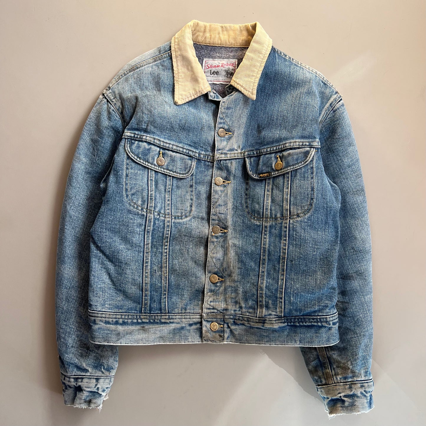 Medium 1980s Lee Storm Rider Denim Jacket