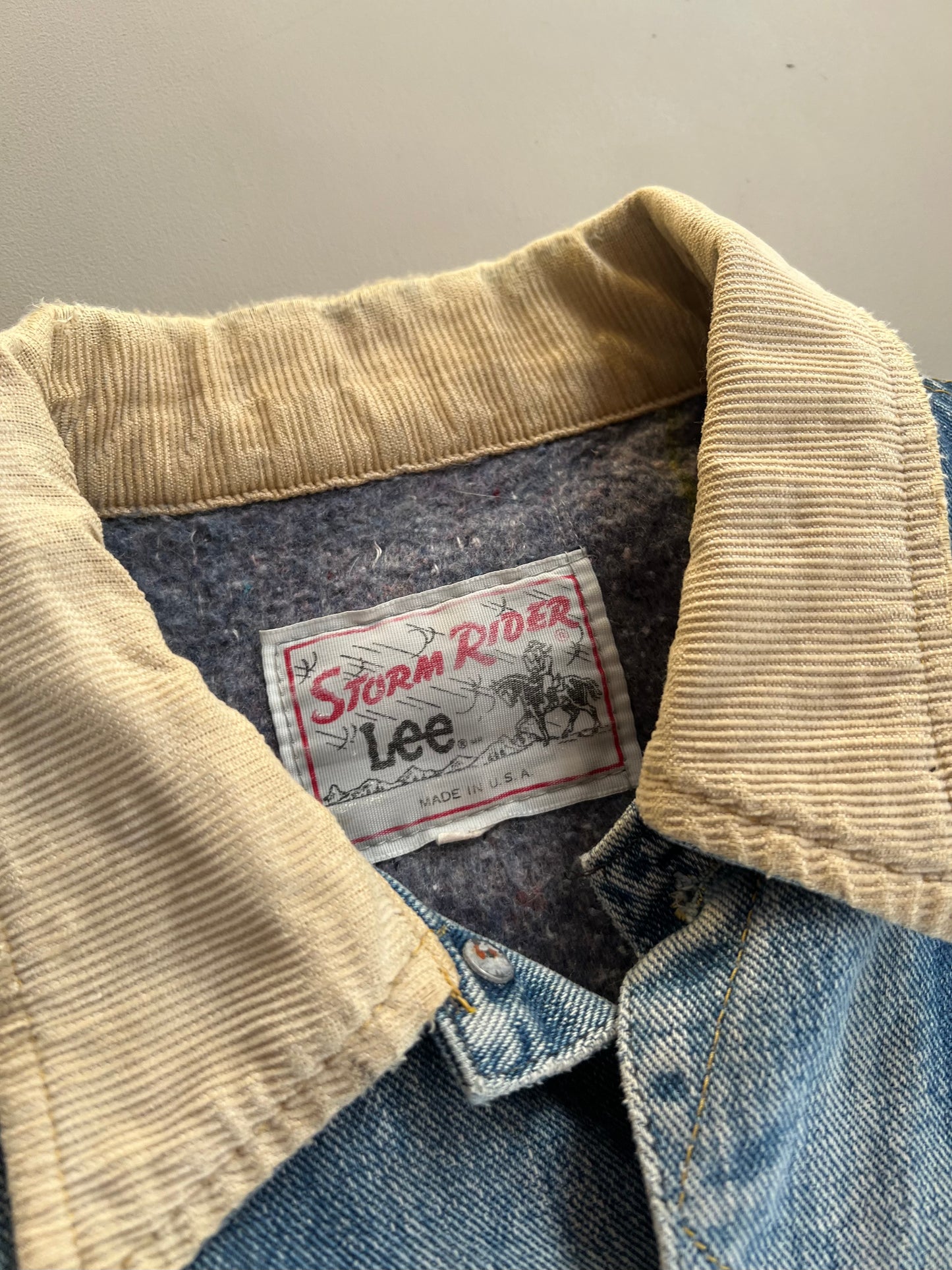 Medium 1980s Lee Storm Rider Denim Jacket