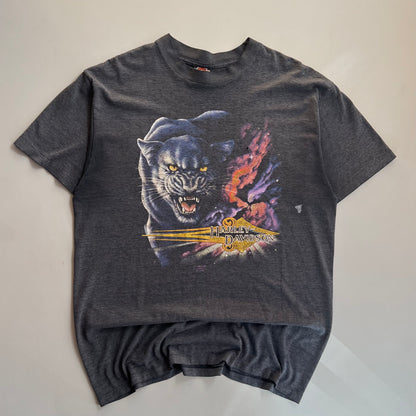 XL 1990 Harley-Davidson 3D Emblem Panther T-shirt