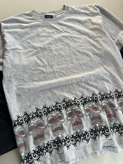 XL 90s JNCO Long Sleeve Skull Shirt