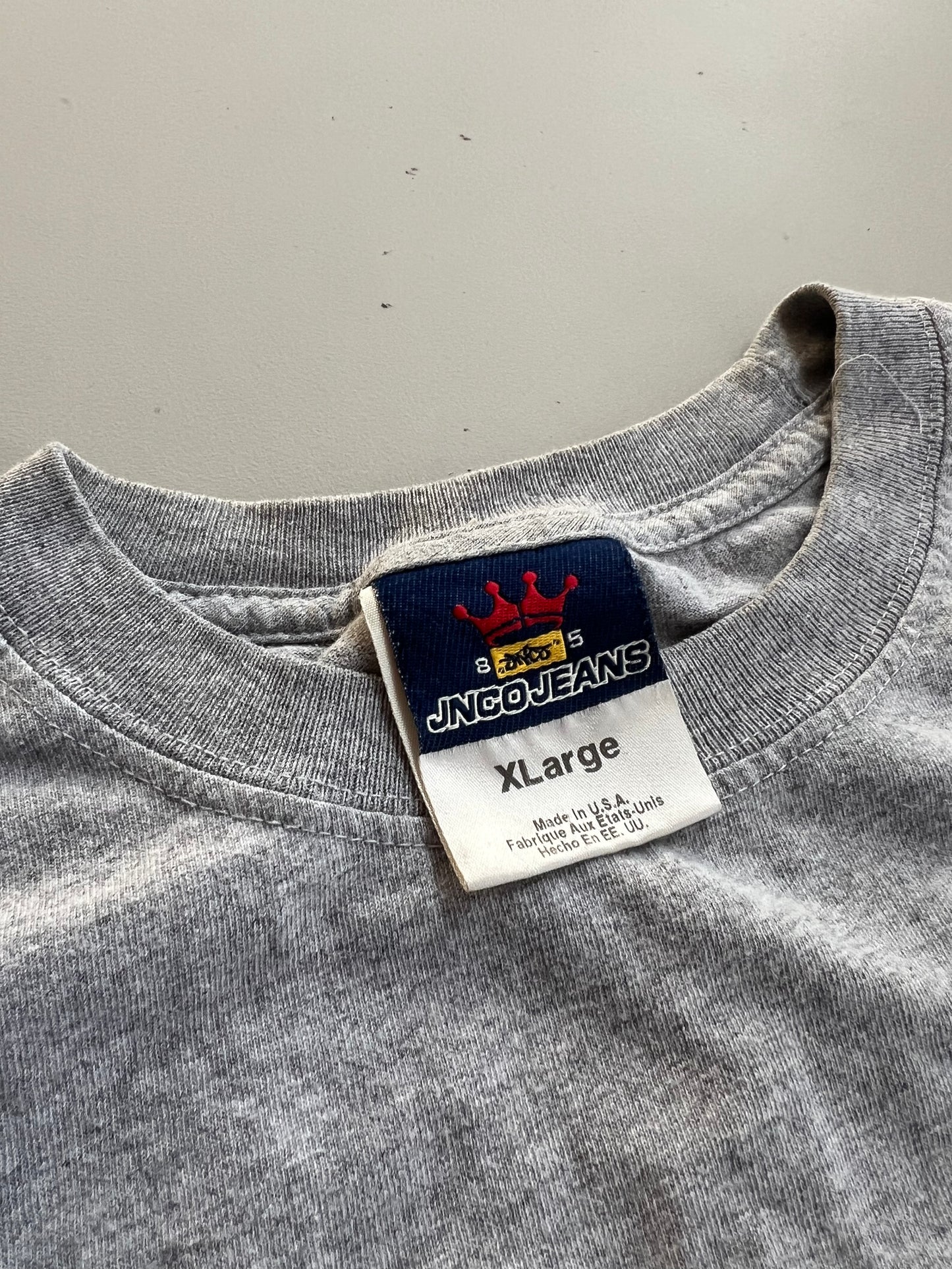 XL 90s JNCO Long Sleeve Skull Shirt