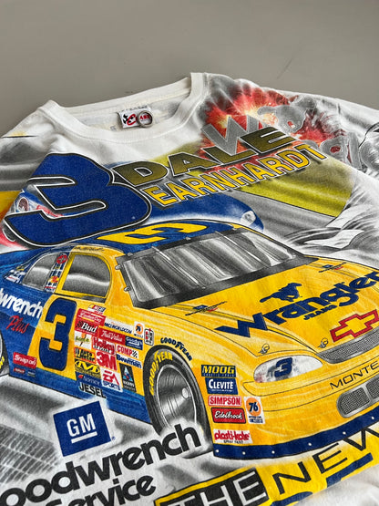 XL 1999 Dale Earnhardt Wrangler Jean AOP T-shirt