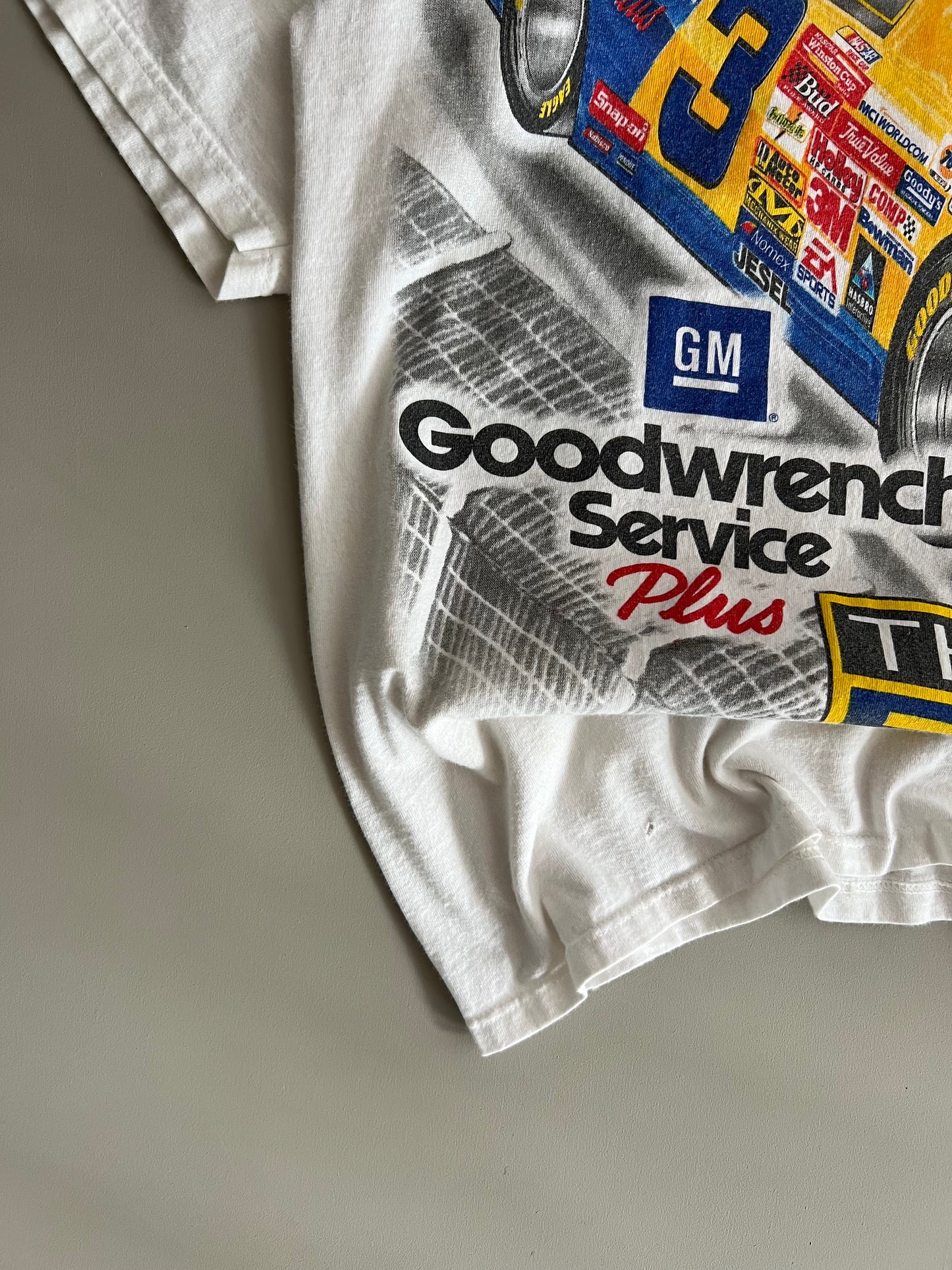 XL 1999 Dale Earnhardt Wrangler Jean AOP T-shirt