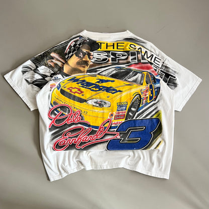 XL 1999 Dale Earnhardt Wrangler Jean AOP T-shirt