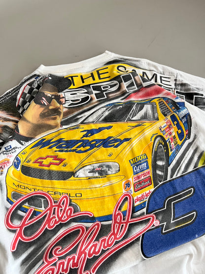 XL 1999 Dale Earnhardt Wrangler Jean AOP T-shirt