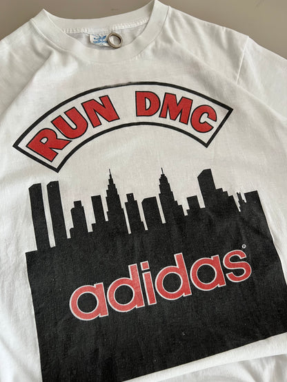 Large 80s Run DMC Adidas T-shirt