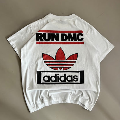 Large 80s Run DMC Adidas T-shirt