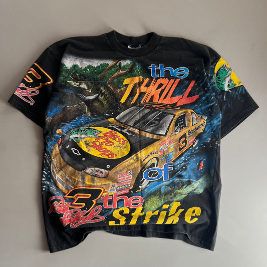 XL 1998 Dale Earnhardt Bass Pro AOP T-shirt