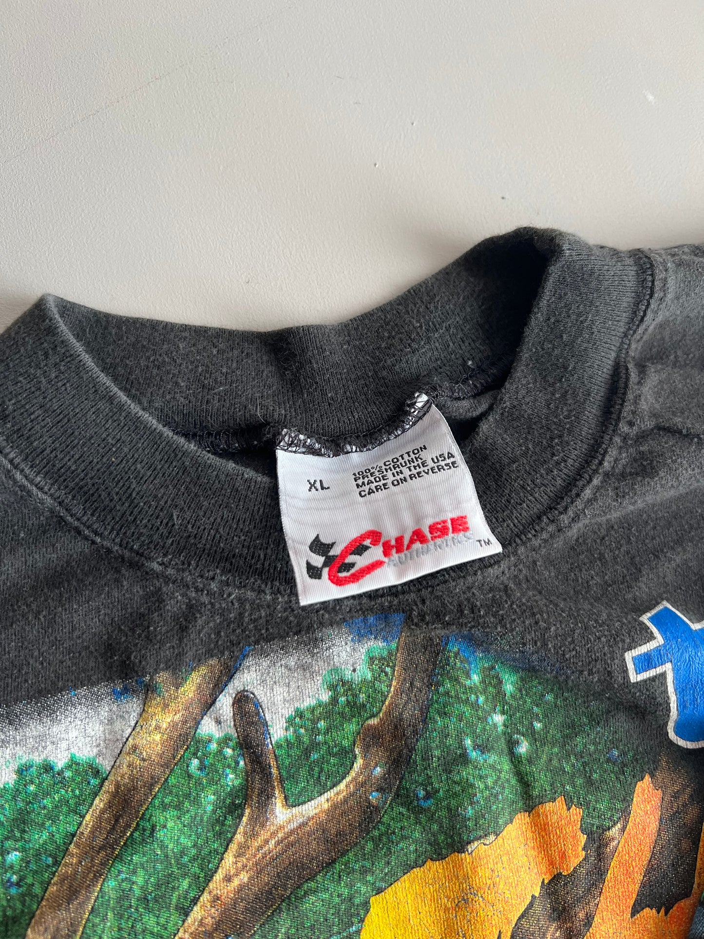 XL 1998 Dale Earnhardt Bass Pro AOP T-shirt