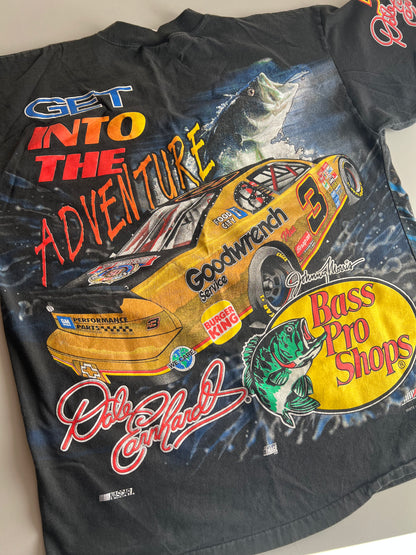 XL 1998 Dale Earnhardt Bass Pro AOP T-shirt