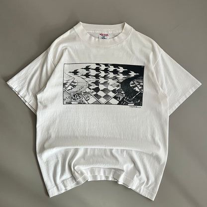 Large 1988 MC Escher Art T-shirt