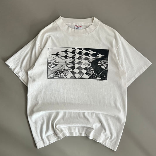 Large 1988 MC Escher Art T-shirt
