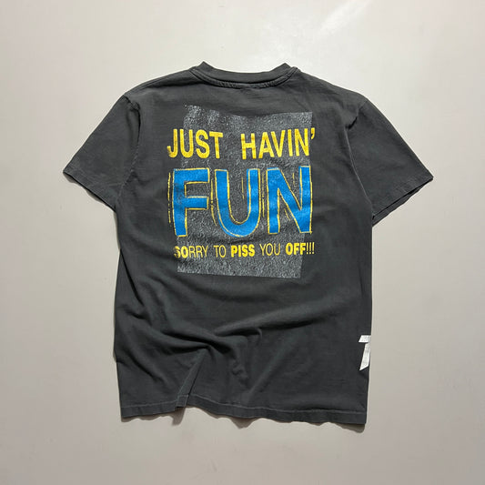 Large 1990s Thrasher Magazine Just Havin fun T-shirt