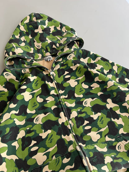 Large 2006 Bape Camo Full Zip Sweatshirt