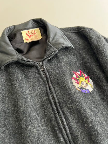 Small 90s Yu-Gi-Oh! Production Crew Wool Coat