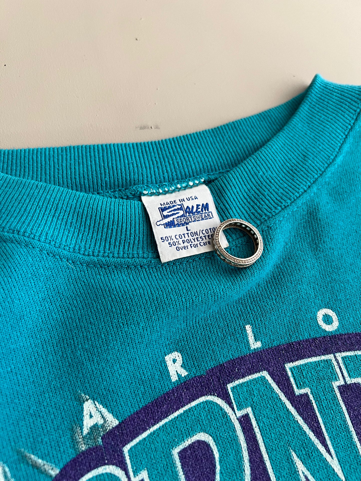 Large 1991 Charlotte Hornets Salem Sweatshirt