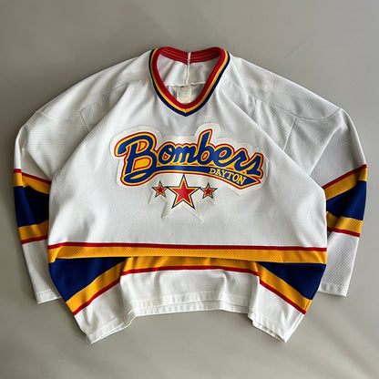 XL 90s Dayton Bombers Hockey Jersey